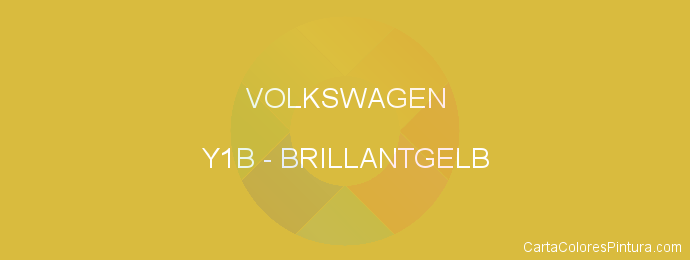 Pintura Volkswagen Y1B Brillantgelb