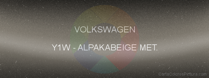 Pintura Volkswagen Y1W Alpakabeige Met.