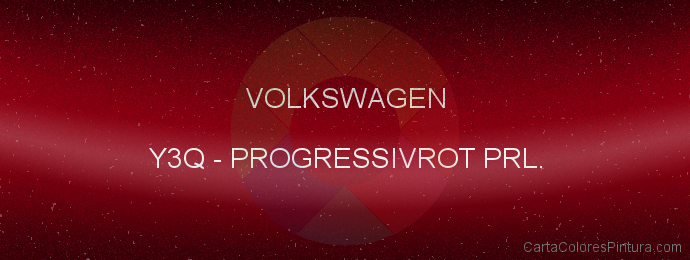 Pintura Volkswagen Y3Q Progressivrot Prl.