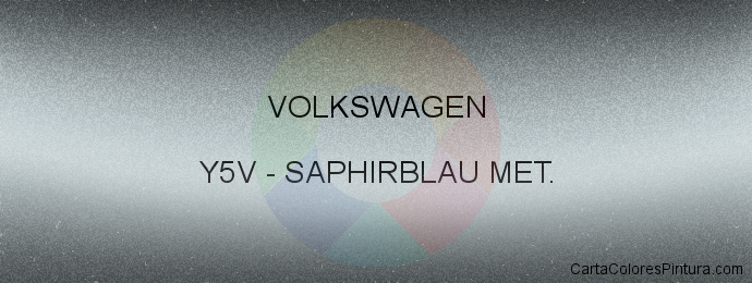 Pintura Volkswagen Y5V Saphirblau Met.