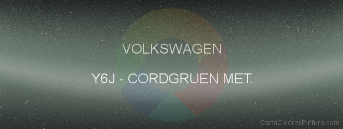 Pintura Volkswagen Y6J Cordgruen Met.