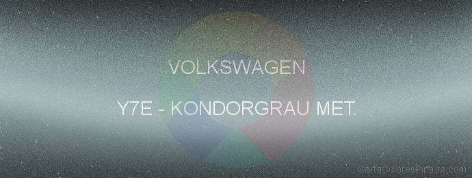 Pintura Volkswagen Y7E Kondorgrau Met.