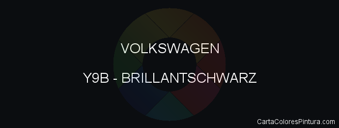 Pintura Volkswagen Y9B Brillantschwarz