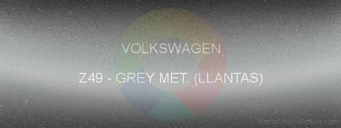 Pintura Volkswagen Z49 Grey Met. (llantas)