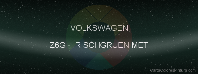 Pintura Volkswagen Z6G Irischgruen Met.