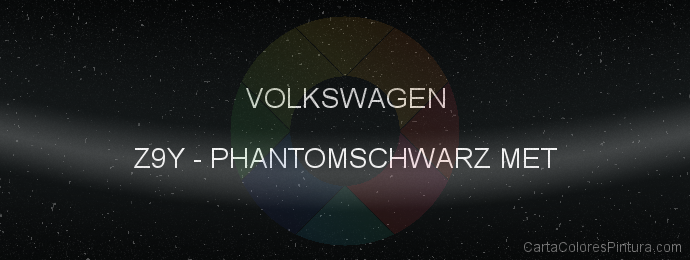 Pintura Volkswagen Z9Y Phantomschwarz Met