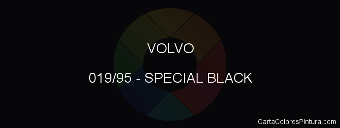 Pintura Volvo 019/95 Special Black