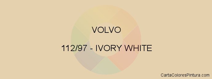 Pintura Volvo 112/97 Ivory White