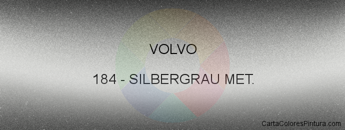 Pintura Volvo 184 Silbergrau Met.