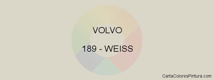 Pintura Volvo 189 Weiss
