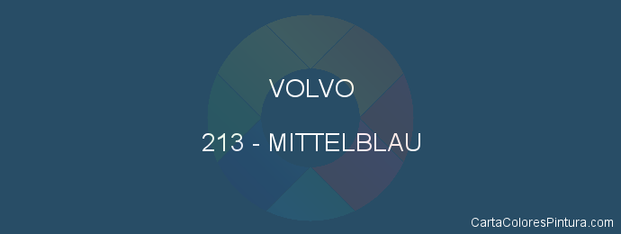 Pintura Volvo 213 Mittelblau