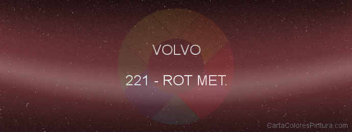 Pintura Volvo 221 Rot Met.