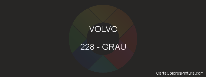 Pintura Volvo 228 Grau
