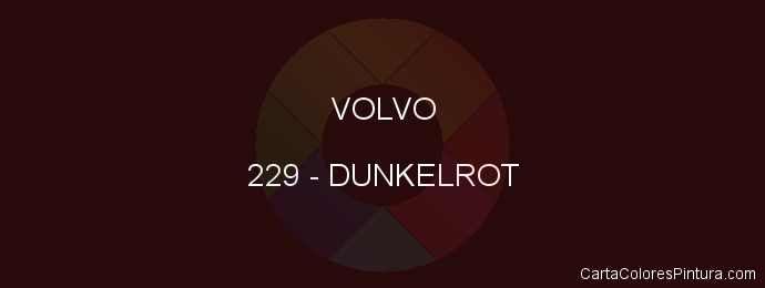 Pintura Volvo 229 Dunkelrot