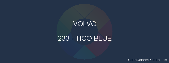 Pintura Volvo 233 Tico Blue