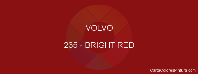 Pintura Volvo 235 Bright Red