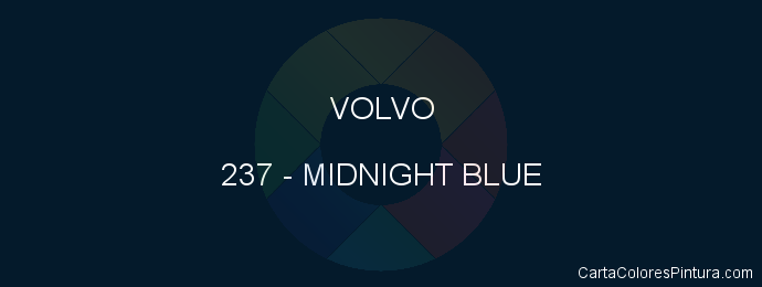 Pintura Volvo 237 Midnight Blue