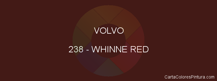 Pintura Volvo 238 Whinne Red