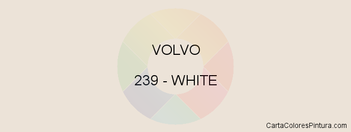 Pintura Volvo 239 White