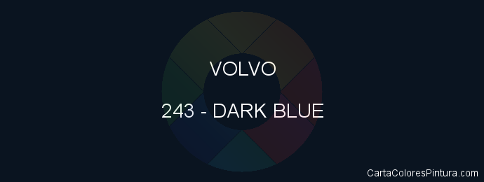 Pintura Volvo 243 Dark Blue