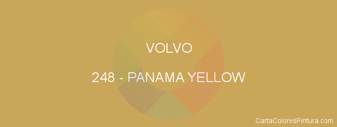 Pintura Volvo 248 Panama Yellow