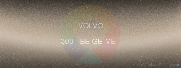 Pintura Volvo 308 Beige Met.