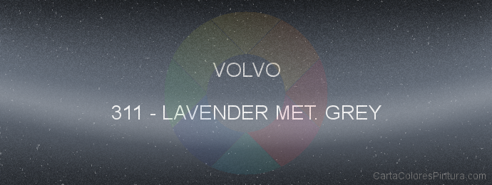 Pintura Volvo 311 Lavender Met. Grey