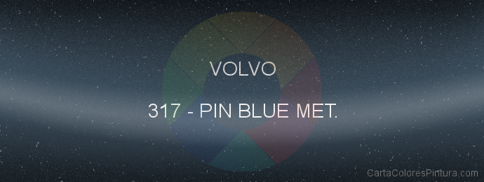 Pintura Volvo 317 Pin Blue Met.