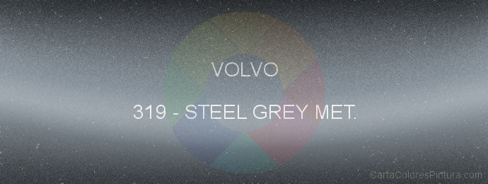Pintura Volvo 319 Steel Grey Met.