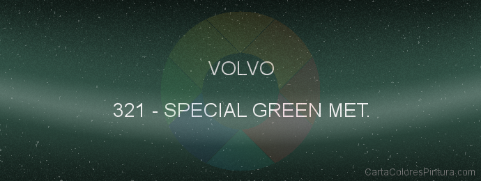 Pintura Volvo 321 Special Green Met.