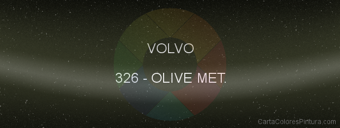Pintura Volvo 326 Olive Met.