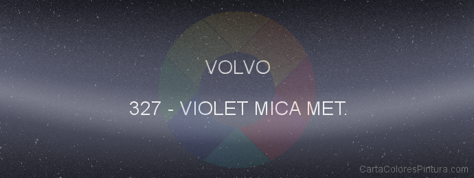 Pintura Volvo 327 Violet Mica Met.