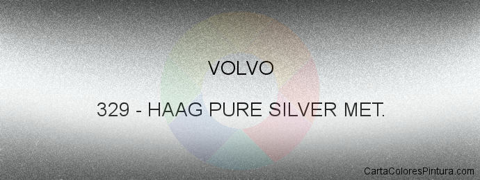 Pintura Volvo 329 Haag Pure Silver Met.