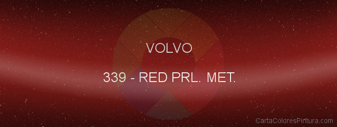 Pintura Volvo 339 Red Prl. Met.