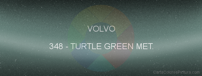 Pintura Volvo 348 Turtle Green Met.