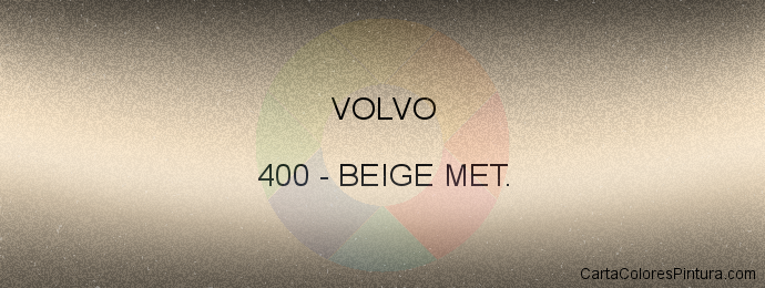 Pintura Volvo 400 Beige Met.