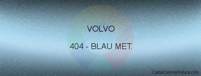Pintura Volvo 404 Blau Met.