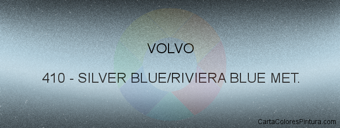 Pintura Volvo 410 Silver Blue/riviera Blue Met.