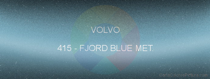Pintura Volvo 415 Fjord Blue Met.