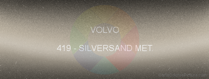 Pintura Volvo 419 Silversand Met.