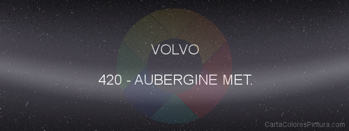 Pintura Volvo 420 Aubergine Met.