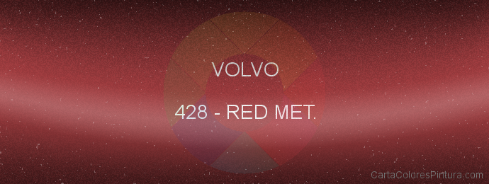 Pintura Volvo 428 Red Met.