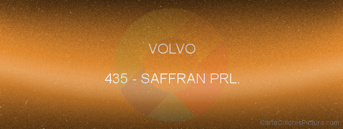 Pintura Volvo 435 Saffran Prl.