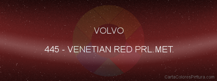 Pintura Volvo 445 Venetian Red Prl.met.