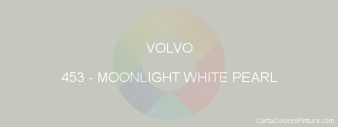 Pintura Volvo 453 Moonlight White Pearl