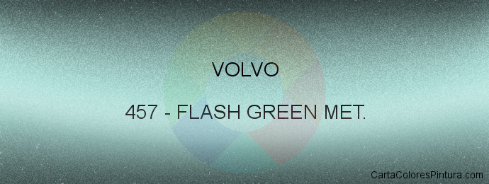 Pintura Volvo 457 Flash Green Met.