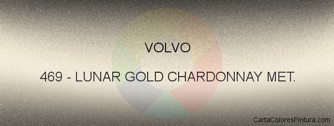 Pintura Volvo 469 Lunar Gold Chardonnay Met.
