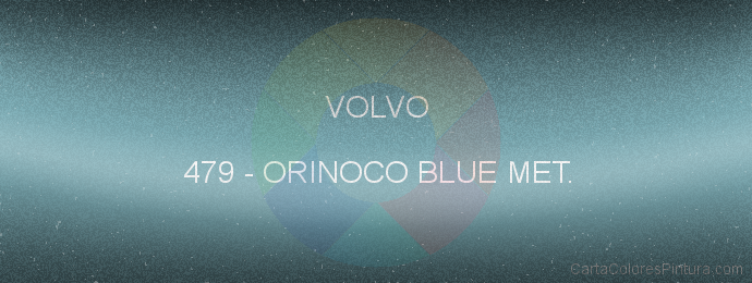 Pintura Volvo 479 Orinoco Blue Met.