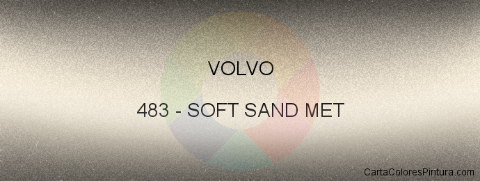 Pintura Volvo 483 Soft Sand Met