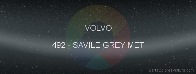 Pintura Volvo 492 Savile Grey Met.